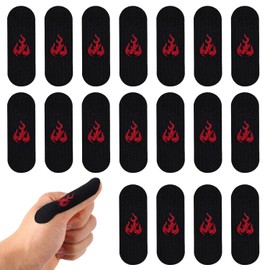 BOXOB 120pcs Flame Bowling Thumb Tape, Sweatproof Finger Tape for Bowlers Pre-Cut Thumb Protector for Men Women Bowling Ball Accessories Enhanced Grip & Comfort