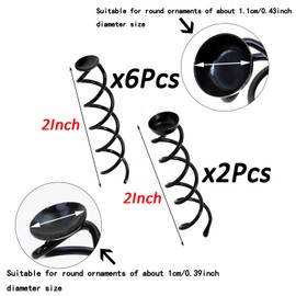 Mini Skater Spiral Spin Pins Non-Scratch Round Tips Twist Screw Hair Pins Findings with Blank Round Base Tray for DIY Craft Hair Acessories