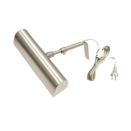 Royal Designs, Inc. Plug-in Picture Light, Gallery Lighting, 12 ft Cord with in-Line Hi/Low/Off Switch, PLP-2012-12-BN, Brushed Nickel, 12.75 inch