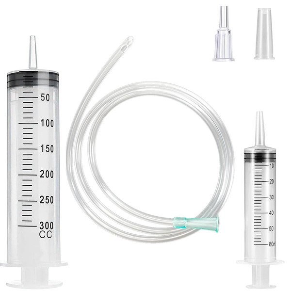 YUNYAN 1 Large Syringe 300 ml + 1 Syringe 60