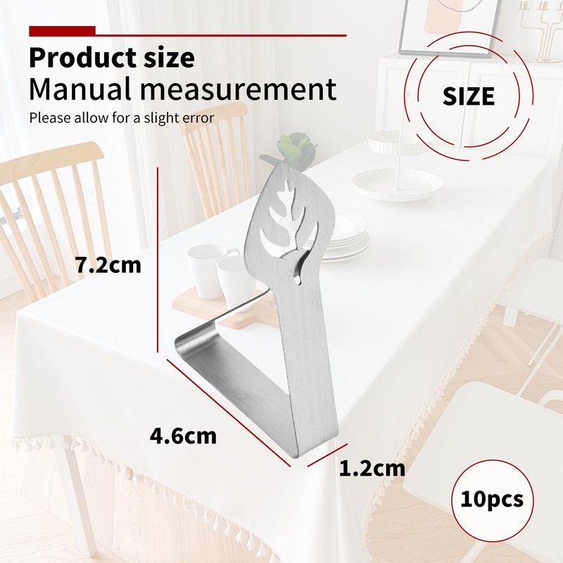 Pack of 10 Table Dec Weights for Outdoor Use, Tablecloth