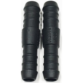 2 x 12mm-10mm Plastic Barbed Reducer Adapter Hose Connector Fuel Pipe Joiner
