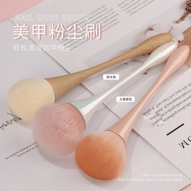[Overseas] Nail Dust Brush Nail Art Tool Dust Brush Nail Dust Wiping Makeup Brush Nail Shop Cleaning Free Size/ Dust Brush [Nude Pink] 4ea