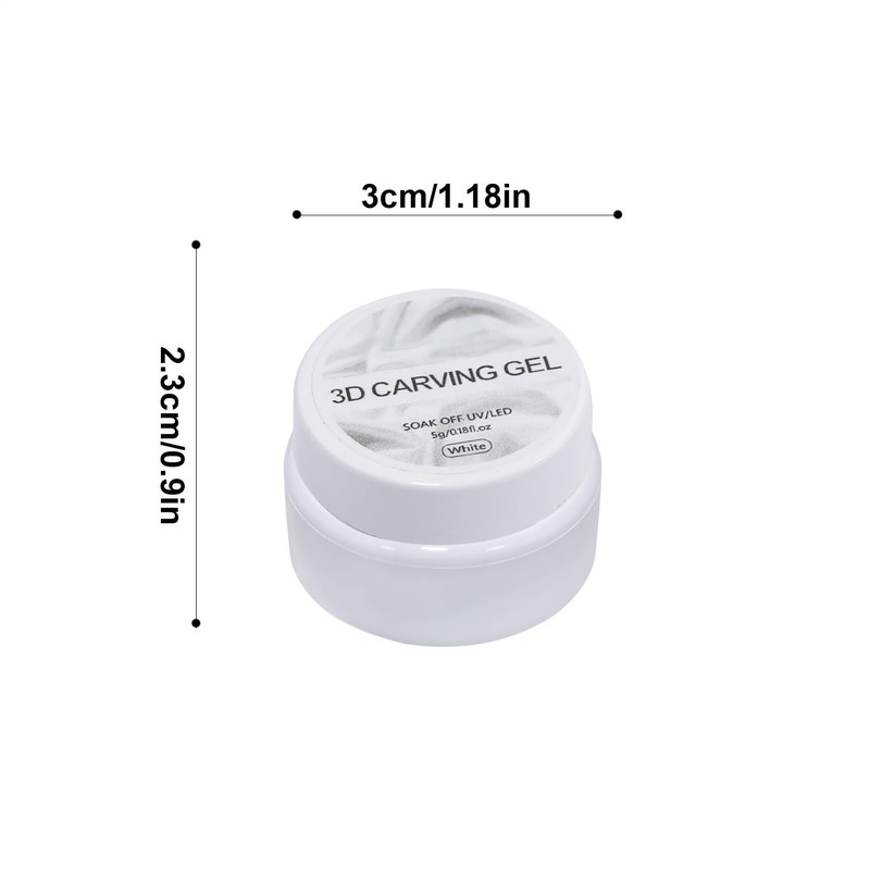 Nail Molding Gel - 5g 3D Solid Building Gel for
