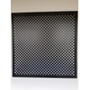 2'x2' Black Plastic Perforated Tile, 2 Pack with 1/2" Holes