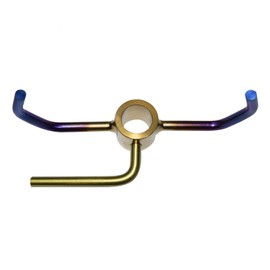 64 Titanium Rod Holder Hook Hanging Hook Diameter 0.5 inch (13 mm) Piton Dedicated Rainbow Anodized (13)