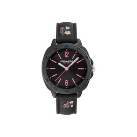 COACH Kitt Women's 3H Quartz Watch – 35 mm TR90 Case – Silicone Strap – Stylish Fashion Accessory, Gift for Her