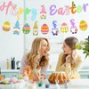 Happy Easter Banner, Easter Bunting Garland, Easter Decorations for Easter