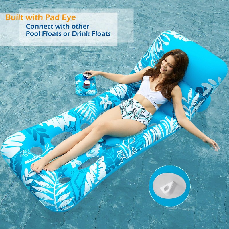 Jasonwell Inflatable Pool Float Adult - Pool Floaties Lounger Floats