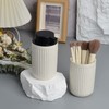 BosilunLife Beige Soap Dispenser Set - 2 Pack 12oz Ceramic