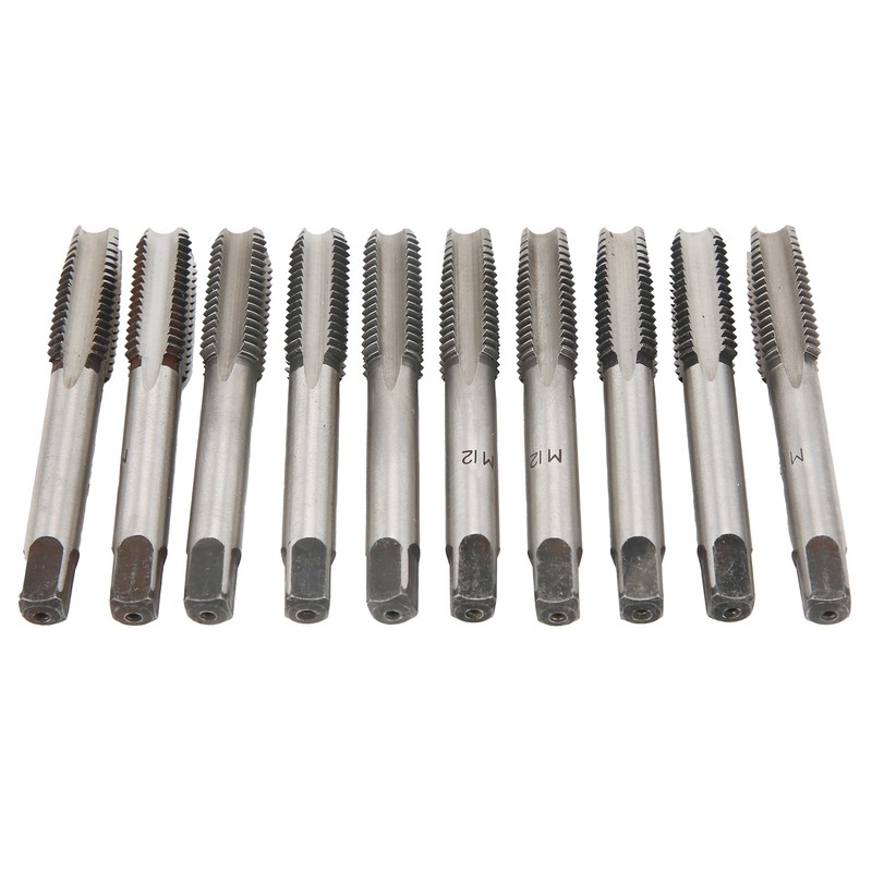M12 Metric Taper and Plug Tap Set Carbon Steel Straight