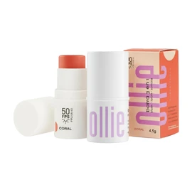 Ollie - Barra 3 en 1 Rubor, Labial y Sombra FPS +50 | Coral