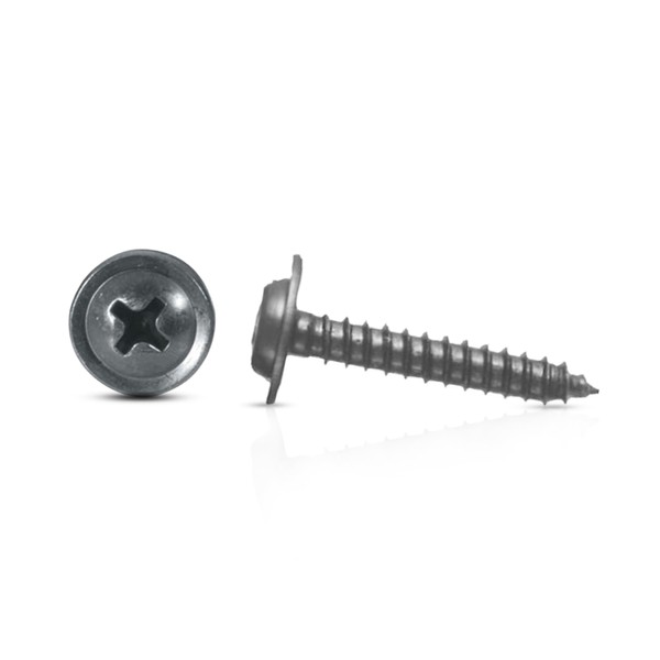MAIN ST COLLECTIVE 100Pcs Black Flat Top Trim Screws -