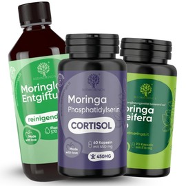 RedMoringa Cortisol Lowering Women 3-in-1 150 Vegan Capsules + 500 ml