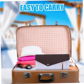 SHOWERORO Gray Laptop Sleeve Bag with Zipper Pocket Multi Function Felt Pouch for Laptop Storage and Protection Ergonomic Design with Capacity for Travel and Daily Use