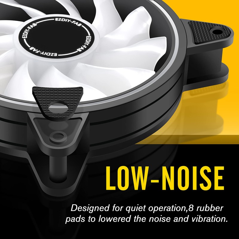 EZDIY-FAB Moonlight RGB Case Fan 120mm with Fan Hub X