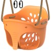 SELEWARE Heavy-Duty High Back Full Bucket Toddler Swing Seat with