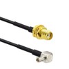 TS9 to SMA Female External Antenna Adapter 12'' Cable Pigtail