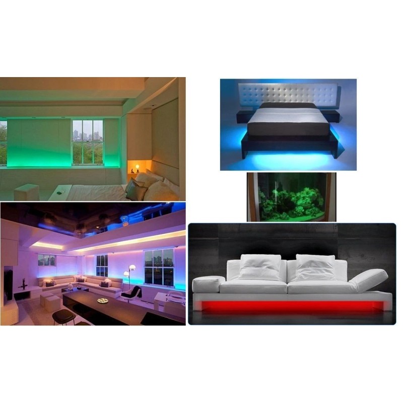 RC Lighthouse RV LED Awning Light set 32.8' Feet RGB
