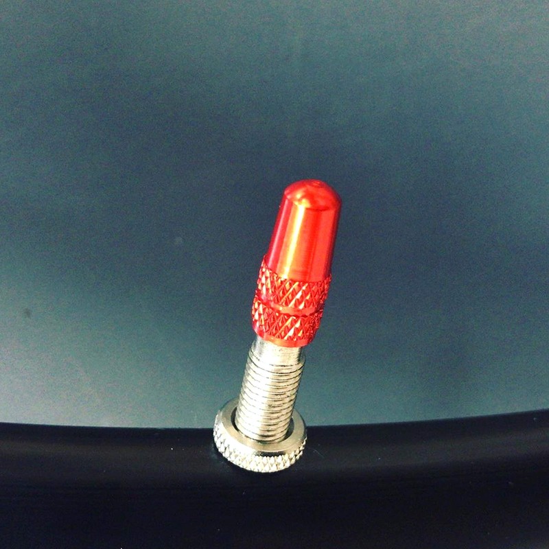 NOGUCHI 111592 Aluminum Valve Cap for Presta Type, Orange, 2