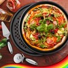 Fat-Cattie Pizza Making Kit with 12"x14" Pizza Peel, 12" Pizza