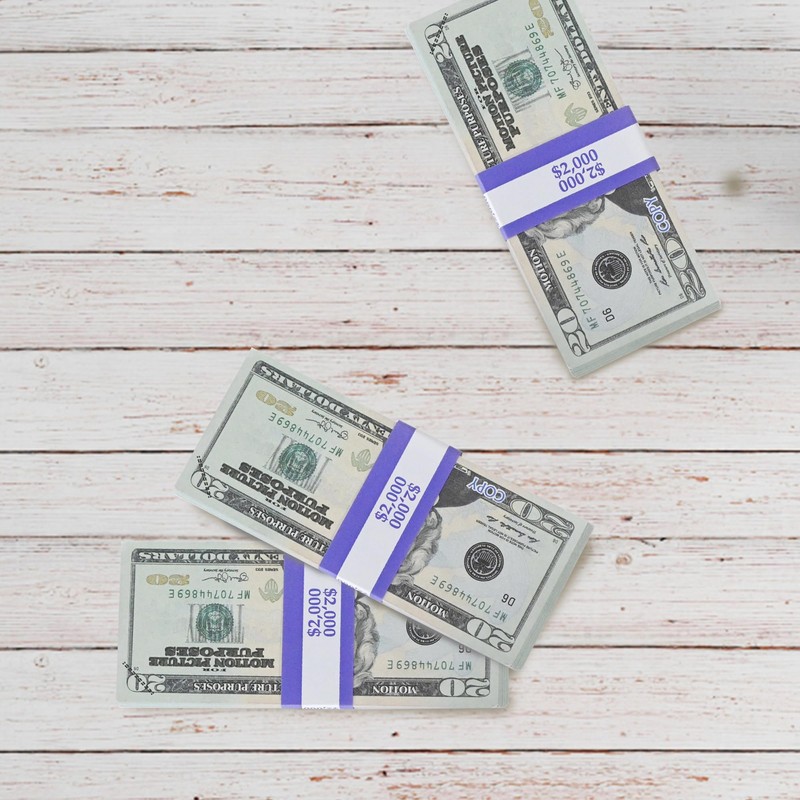 Currency Straps – Bill Wrappers, Money Bands to Organize Bills,