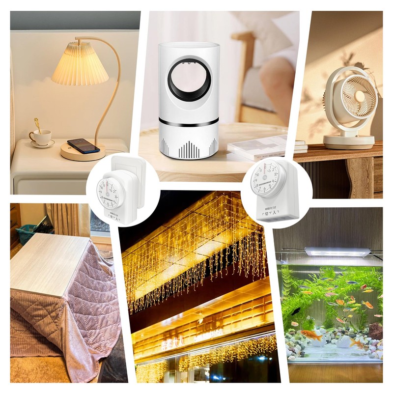 Timer, Outlet, 11-hour Type, Direct Outlet, White, Automatic Dial, Indoor,