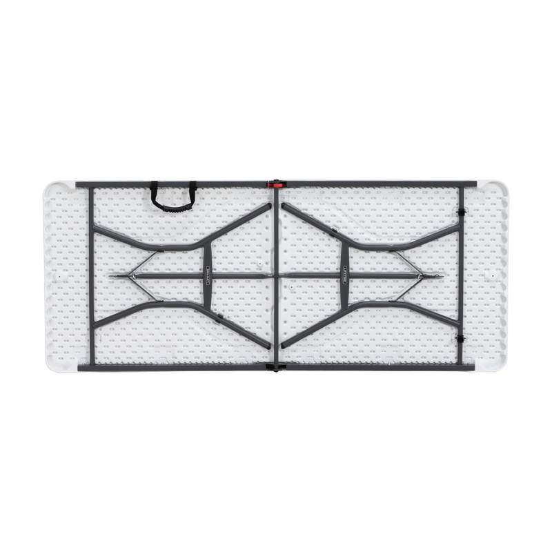 Lifetime 6-Foot Fold in Half Table, Light Commercial, White Granite