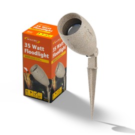 Malibu 35 Watt Floodlight Low Voltage Landscape Lighting Outdoor Spotlight Lighting for Driveway, Yard, Lawn, Flood, Garden, Outdoor Lighting 8303-9606-01