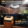 APONUO Solar Post Cap Lights, 12-Pack IP65 Waterproof for 4x4