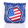Putter Cover Headcover for Odyssey 2 Ball Mallet Magnet Fits
