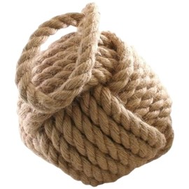 Esschert Design Door Stop Rope Design 2 Brown Crossed Ropes