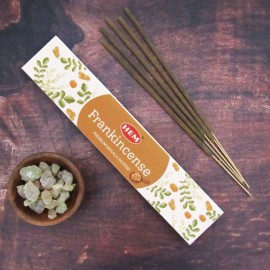 Frankincense Premium Natural Masala Incense Sticks by HEM - One Box (15g)
