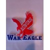 Auburn WAR EAGLE Vintage Embroidered Iron On Patch 3" X