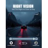 IRON SIGHT Dash Cam Front and Rear, 4K+1080P Dual Camera