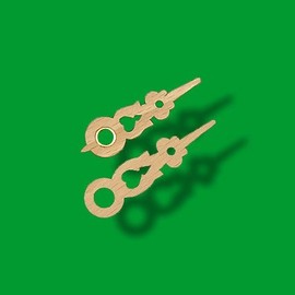 August Schwer Hands for The Cuckoo Clock 42mm (1.65inch) and 35mm (1.38inch) from Wood with nut of Brass