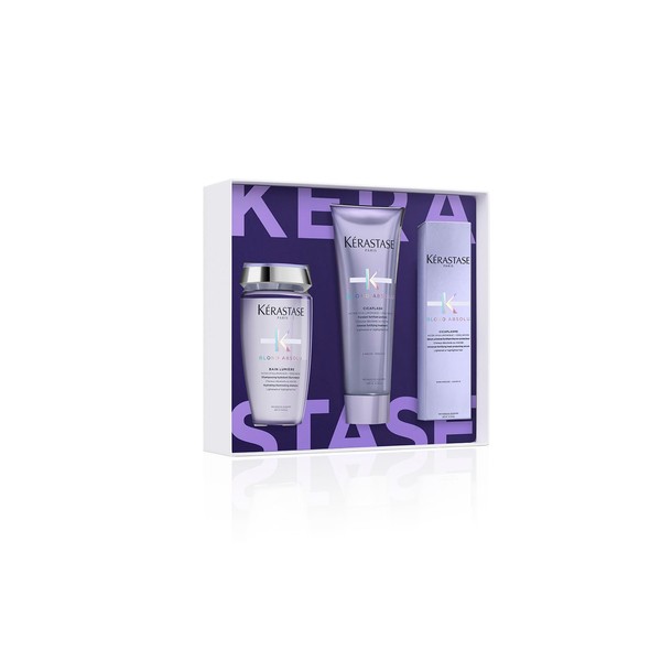 Blond Absolu Hydrating Shampoo, Strengthening Conditioner, & Heat-Protecting Leave-In Treatment