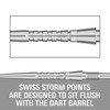 Target Darts Swiss Point Storm Dart Tips, Surge (Pack of
