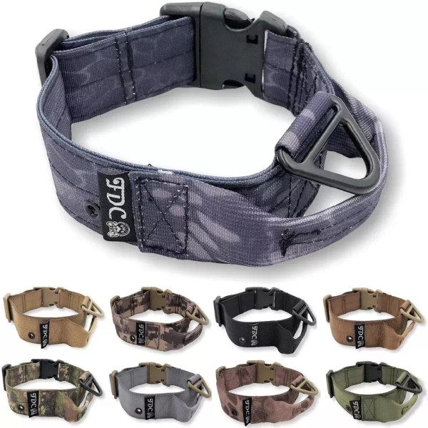DO&G Heavy Duty Dog Tactical Collar with Handle 1.5in Width