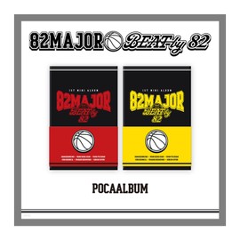 82MAJOR Beat by 82 1st Mini Album POCA Version Photostand+QR Card+Photocard+Sticker+User Guide+Tracking Sealed (Set(RED+Yellow))
