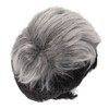 Men Wig Heat Resistant Short Grey Layered Airy Natural Stylish