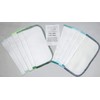 2 Ply 8x8 Inches White Cotton Birdseye Little Wipes Set