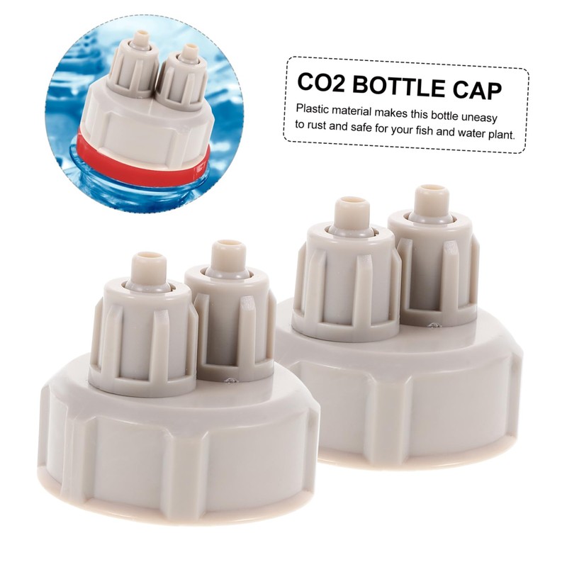 LABRIMP Diy Aquarium Co2 System Bottle Cap for Fish Tank