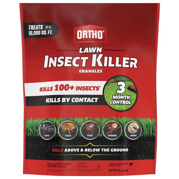 Ortho Bug B Gon Max Insect Killer for Lawns (Kills 100+ Insects for 3 Months Including Ants, Chinch Bugs, Fleas, and Ticks)