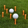 Willoo Pack of 70 70 mm Orange Plastic Golf Tees,
