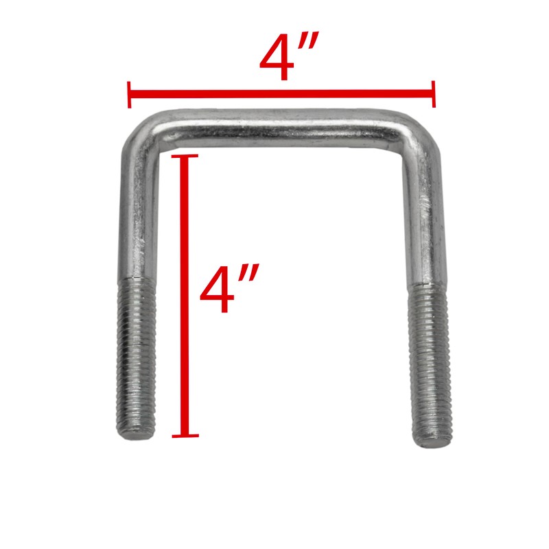 Extreme Max 3006.7075 12" Galvanized Swivel-Top Bunk Bracket with Hardware