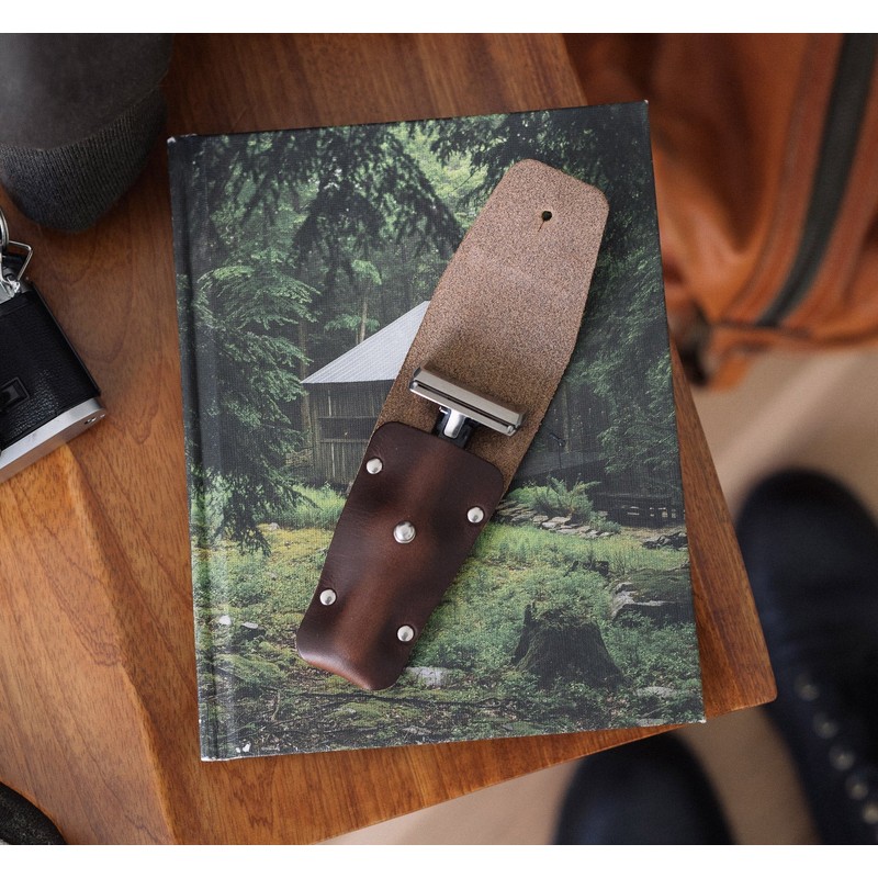 OneBlade Leather Razor Holster - Brown