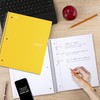 Five Star Spiral Notebook + Study App, 3 Subject, Wide