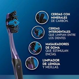 Oral Cepillo Dientes Acciones Cerdas Suaves Carbón Unidades