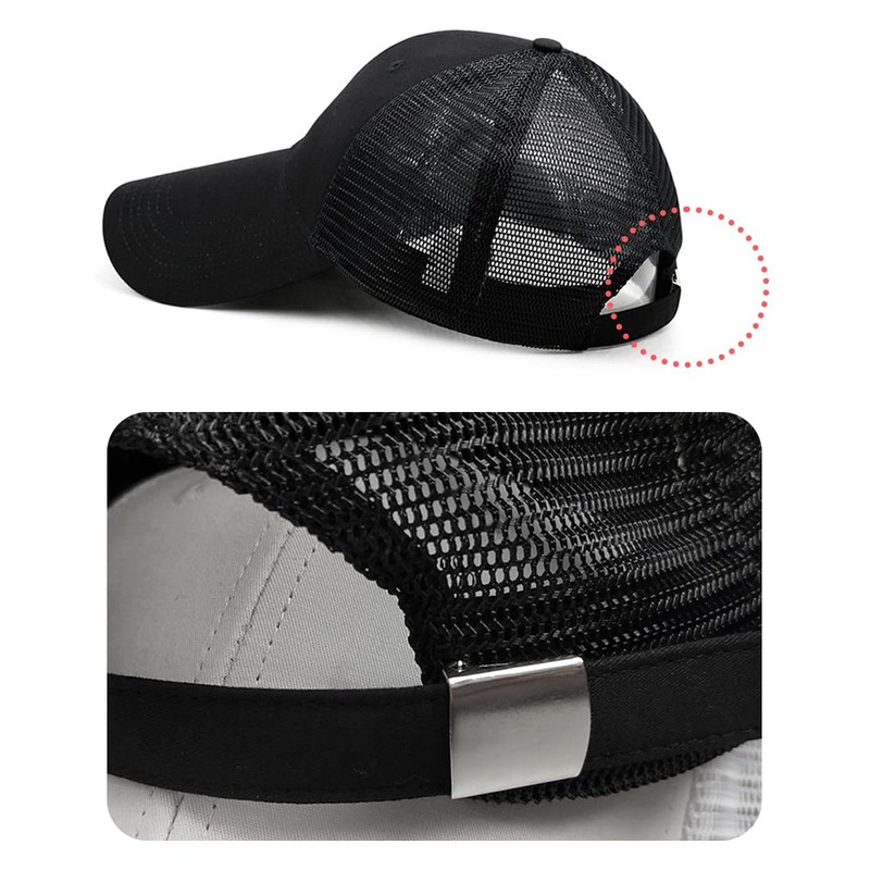 Laquest Large Size Long Brim Mesh Cap, Hat, Max 24.8